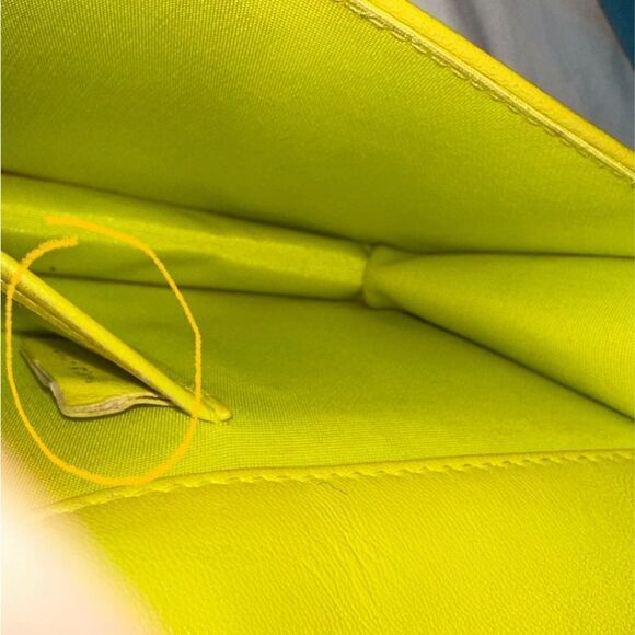 The carnage Lady Dior lamb skin pouch, - Picture 6 of 11